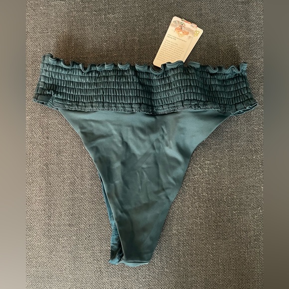 Agua Bendita Tessa Bikini Bottom in Blue/Green Size XL (Brand New, Never Worn) - Picture 6 of 11